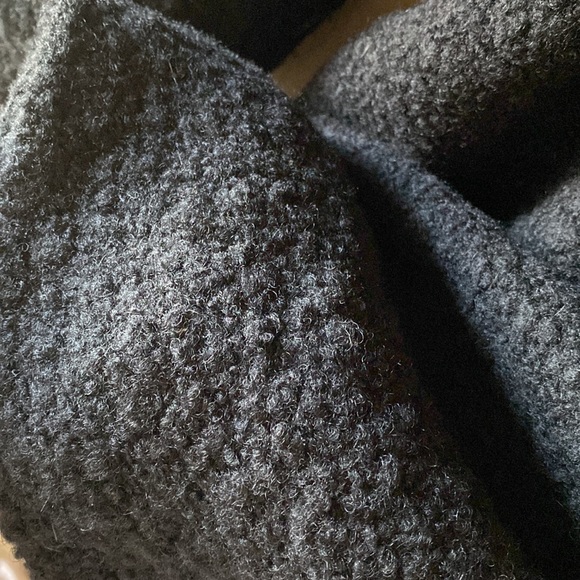 NWT Ganni Boucle Wool Coat Black M 8-10 40EU - Picture 11 of 13